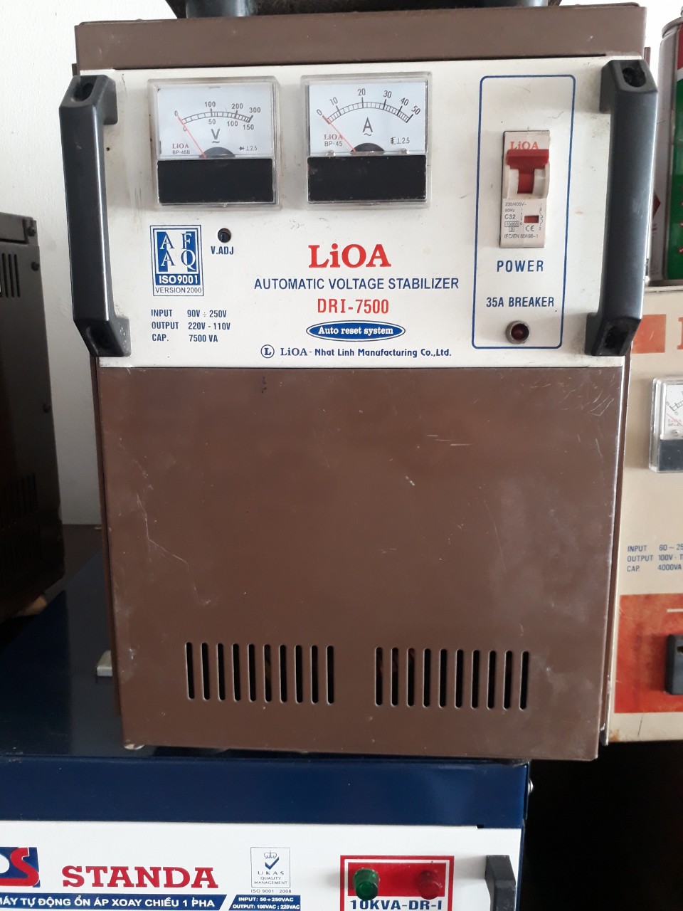 Lioa 7,5kw dải 90-250v HÀNG TỒN KHO