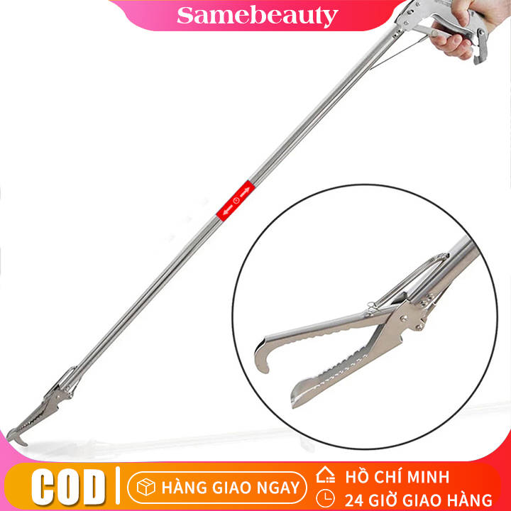 Tay cầm kẹp rắn có thể gập lại 1.2m dụng cụ bắt rắn bò sát kẹp