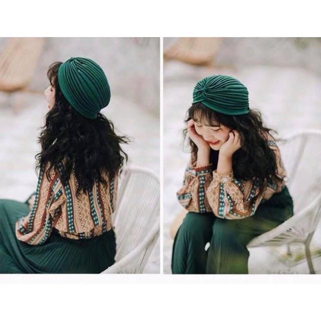 Mũ Tuban Cao Cấp Phong Cách Boho Vintage