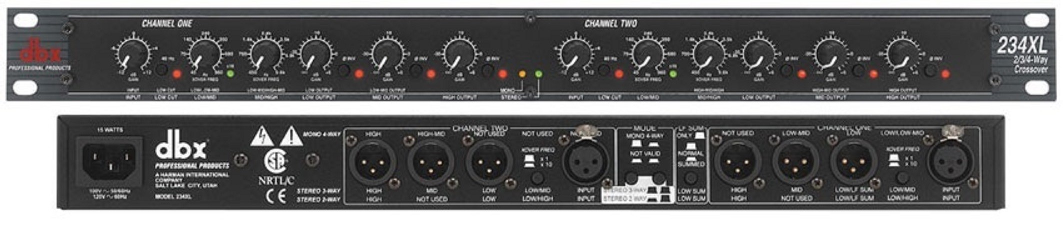 Thiết bị chỉnh âm crossover dbx 234xl