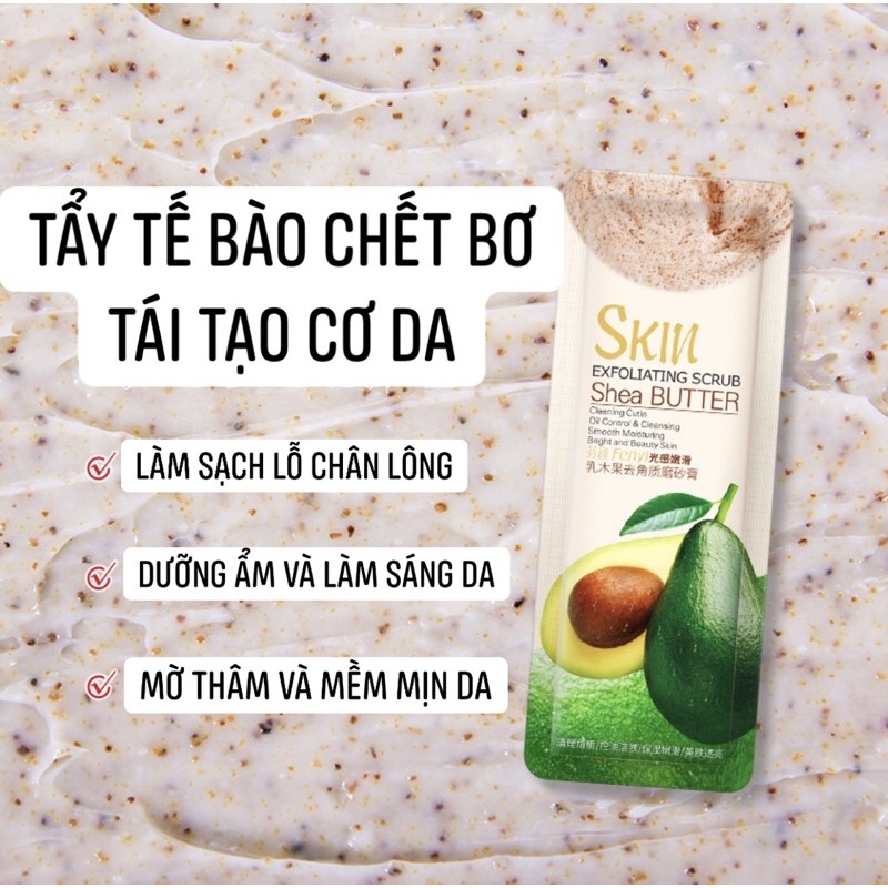 ( DÙNG THỬ ) TẨY TẾ BÀO CHẾT TRÁI CÂY ĐỦ VỊ FENYI