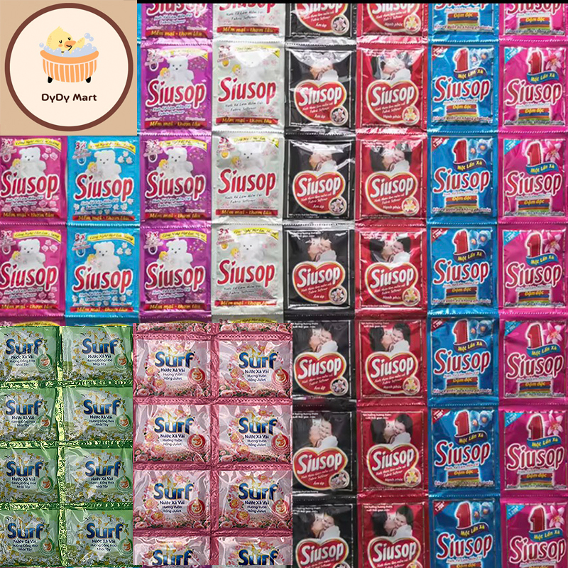 Nước xả vải SIUSOP 10 gói 1 dây