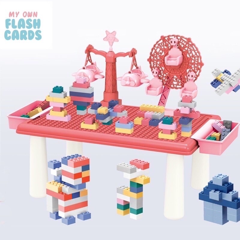 Bàn chơi lego lắp ghép 69 chi tiết