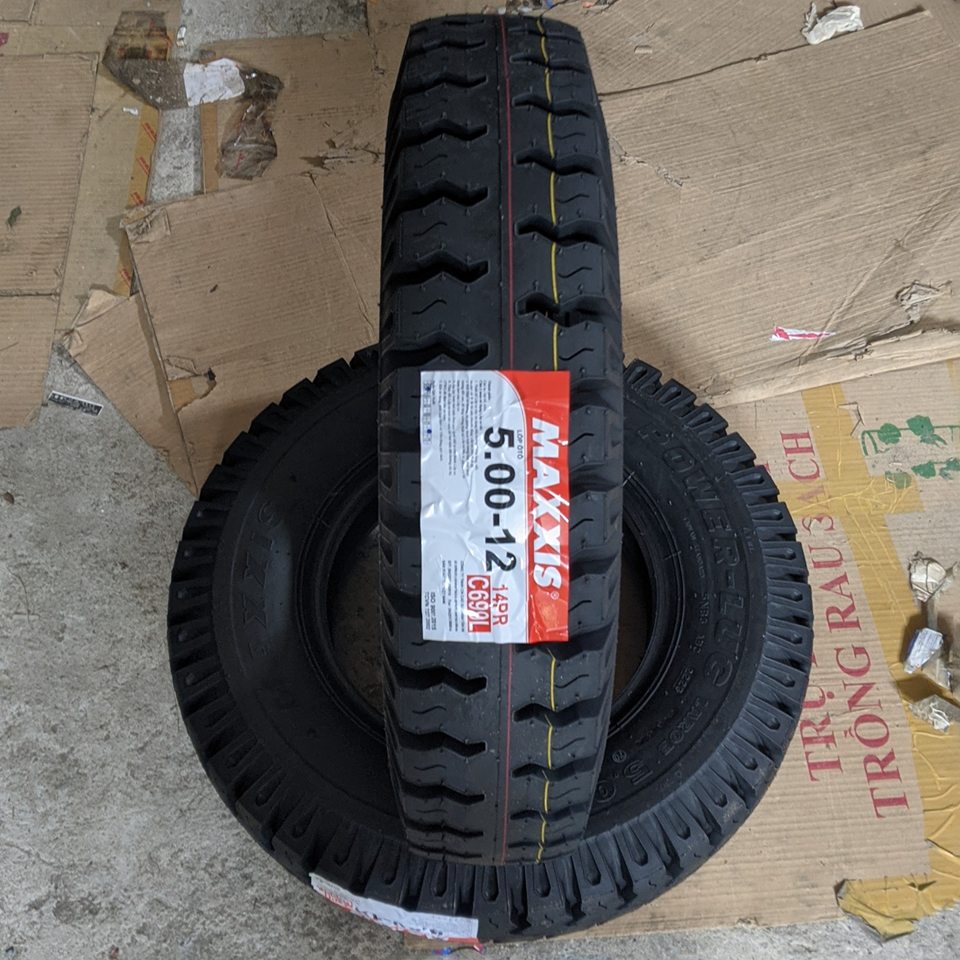 Lốp Maxxis 500-12 C699 14PR gai ngang lốp to