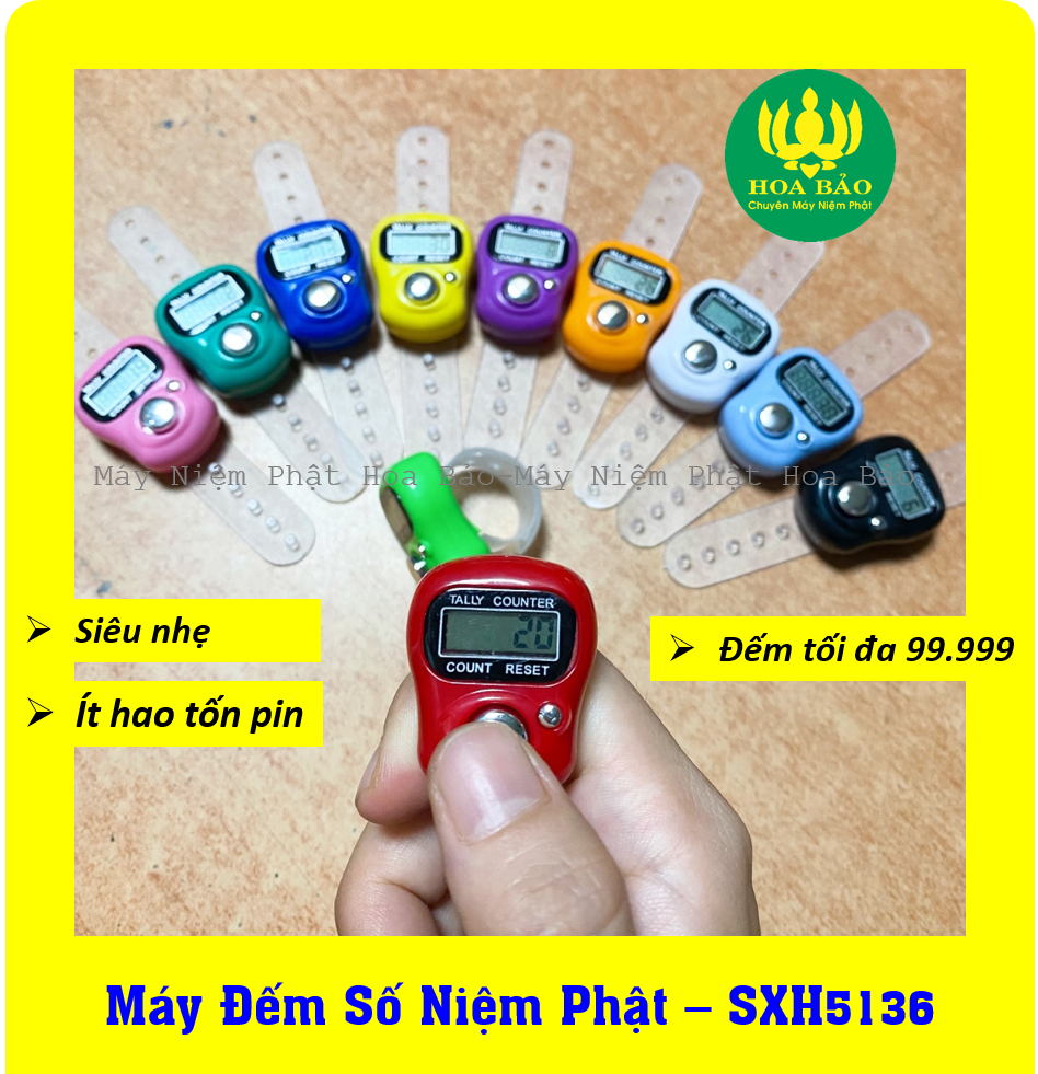 Combo 50 máy bấm số niệm phật - máy đếm số niệm phật - loại xỏ ngón🙏