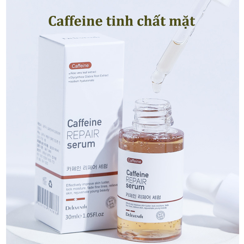 DELEVENTH Caffeine Tinh chất mặt Giảm nếp nhăn Giảm hắc tố Dưỡng ẩm da