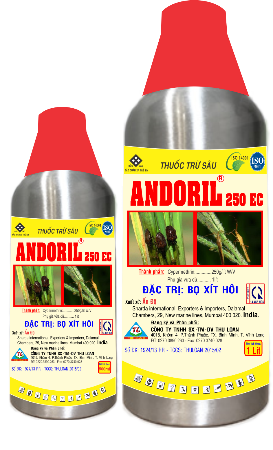 ANDORIL 250EC – THUỐC DIỆT  BỌ XÍT VÀ SÂU ĐỤC THÂN
