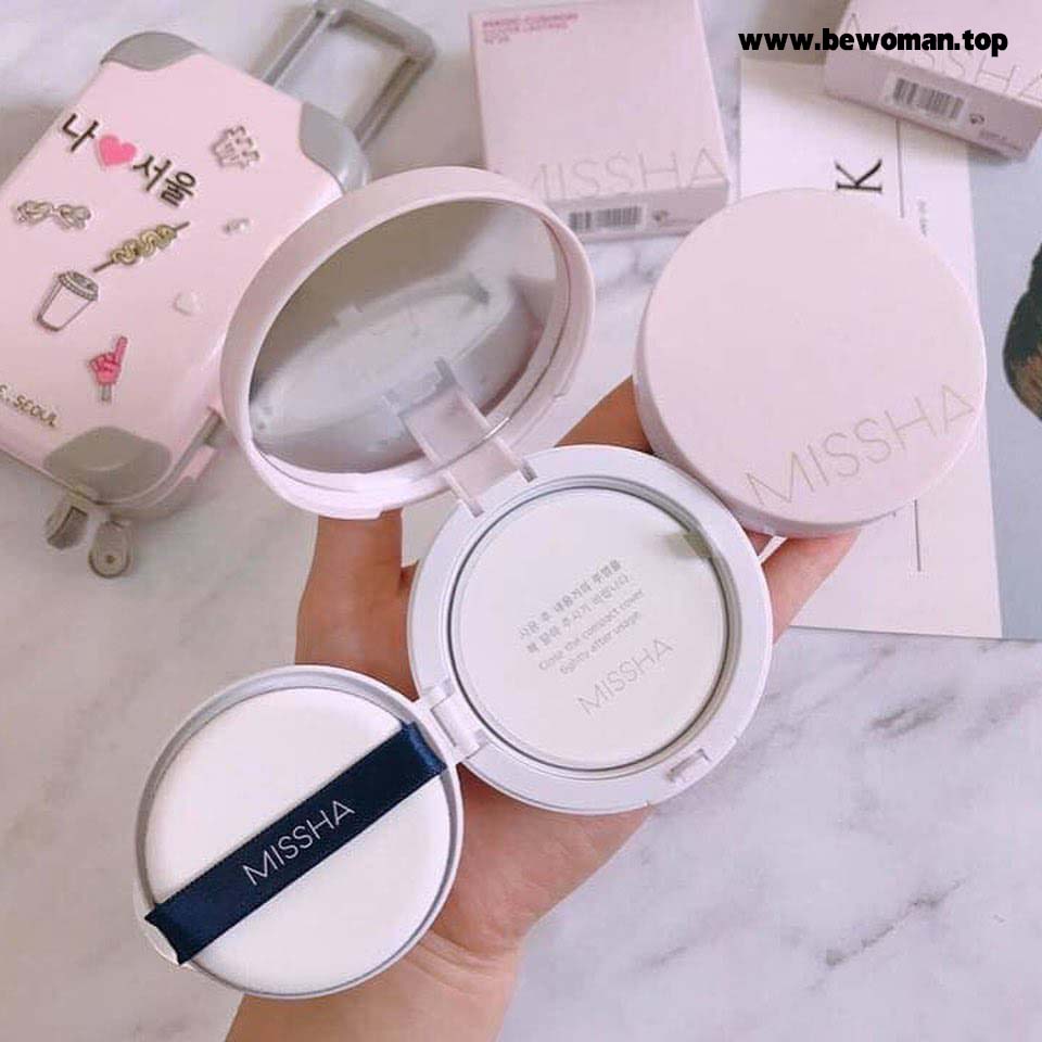 [AUTH]PHẤN NƯỚC KIỀM DẦU Missha Magic Cushion Cover lasting SPF 50+ PA+++ BẢN HỒNG
