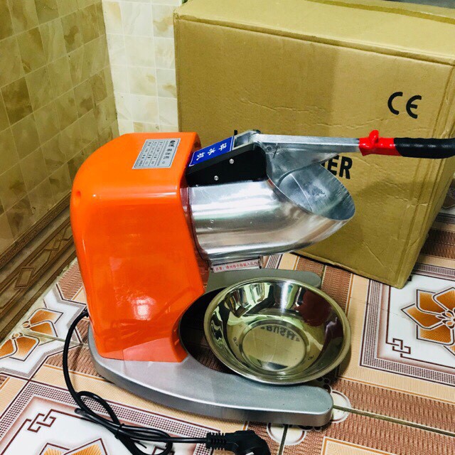 Máy bào đá, xay đá tuyết 500W loại 2 lưỡi bảo hành 12 tháng, màu ngẫu nhiên, hình ảnh tự chụp