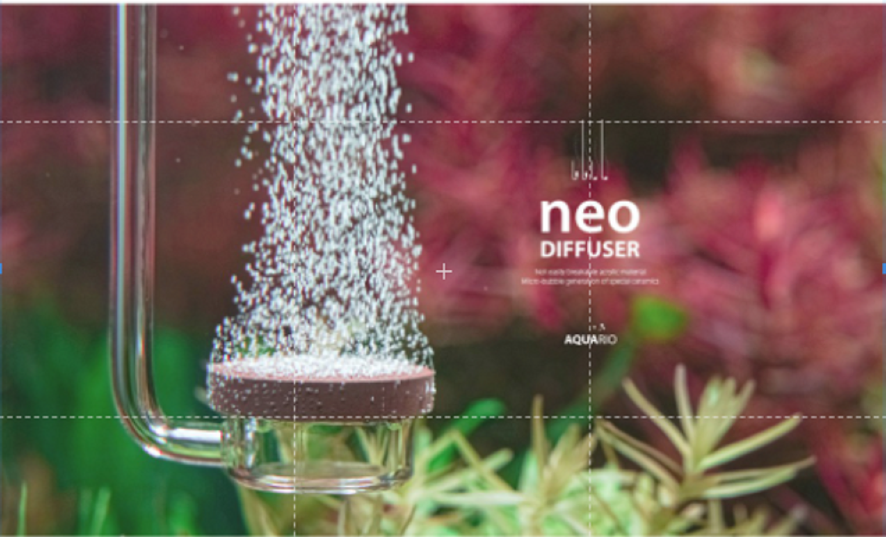 Đầu sủi co2 neo diffuser aquario - normal original size m