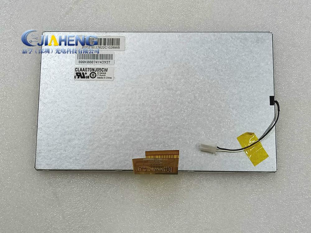 Màn hình LCD 7 inch HD claa070nj05cw claa070nj05 Bảng điều khiển màn hình LCD CW số hóa 40 chân 1024*600 165mm * 100mm