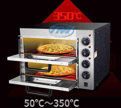 Lò nướng bánh pizza 2 tầng (TMTP-I16)/ Rất  gọn, có thể đặt ở trên bàn và không tốn nhiều không gian, dễ dàng di chuyển.