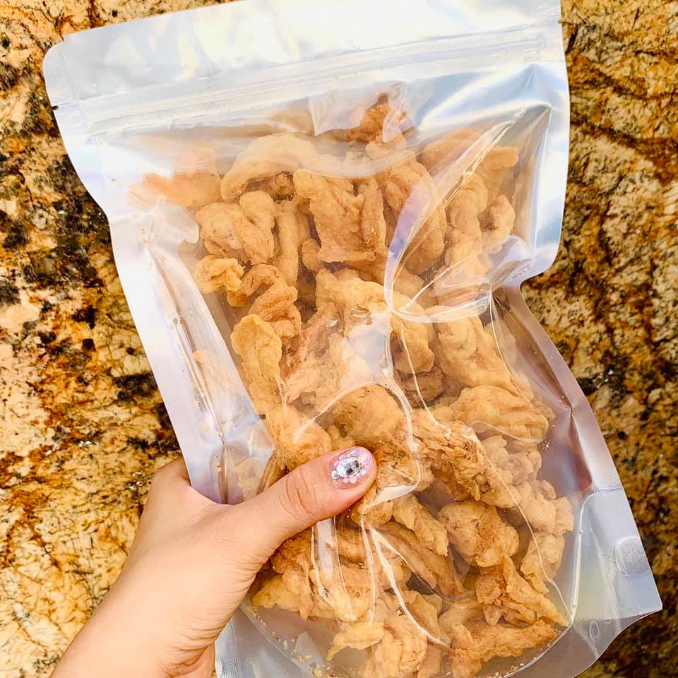 Tóp mỡ thuần chay ăn liền không ngũ vị tân