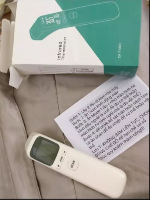 [HCM]Nhiệt kế điện tử hồng ngoại đa năng đo trán SCAN Nhiệt Kế Điện Tử Đo Nhiệt Độ Thân Nhiệt Nhiệt Kế Cho Bé - Đo Nhanh Chính Xác. Phù Hợp Với Mọi Gia Đình