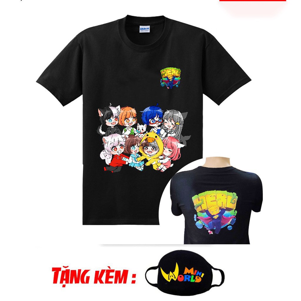 ❤ FREESHIP ❤ BST áo thun Hero Team V2 - Mini World mẫu mới đẹp kèm bịt mặt siêu ngầu bán chạy nhất