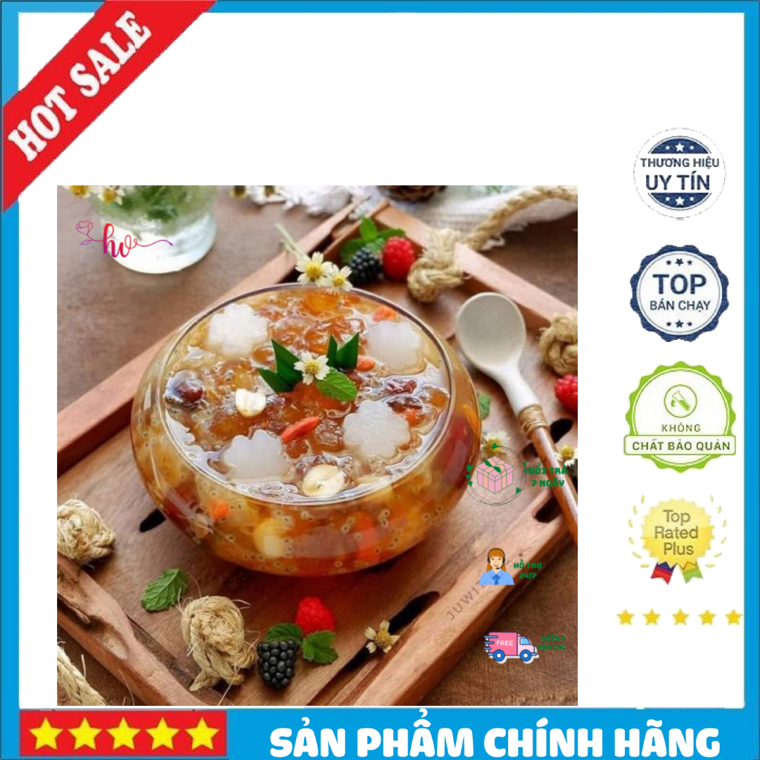 Combo 3 set chè dưỡng nhan tuyết yến- tặng kèm 50% táo trái