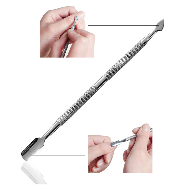 Dụng cụ đẩy da lấy khóe móng tay / chân thiết kế hai đầu siêu bền bỉ