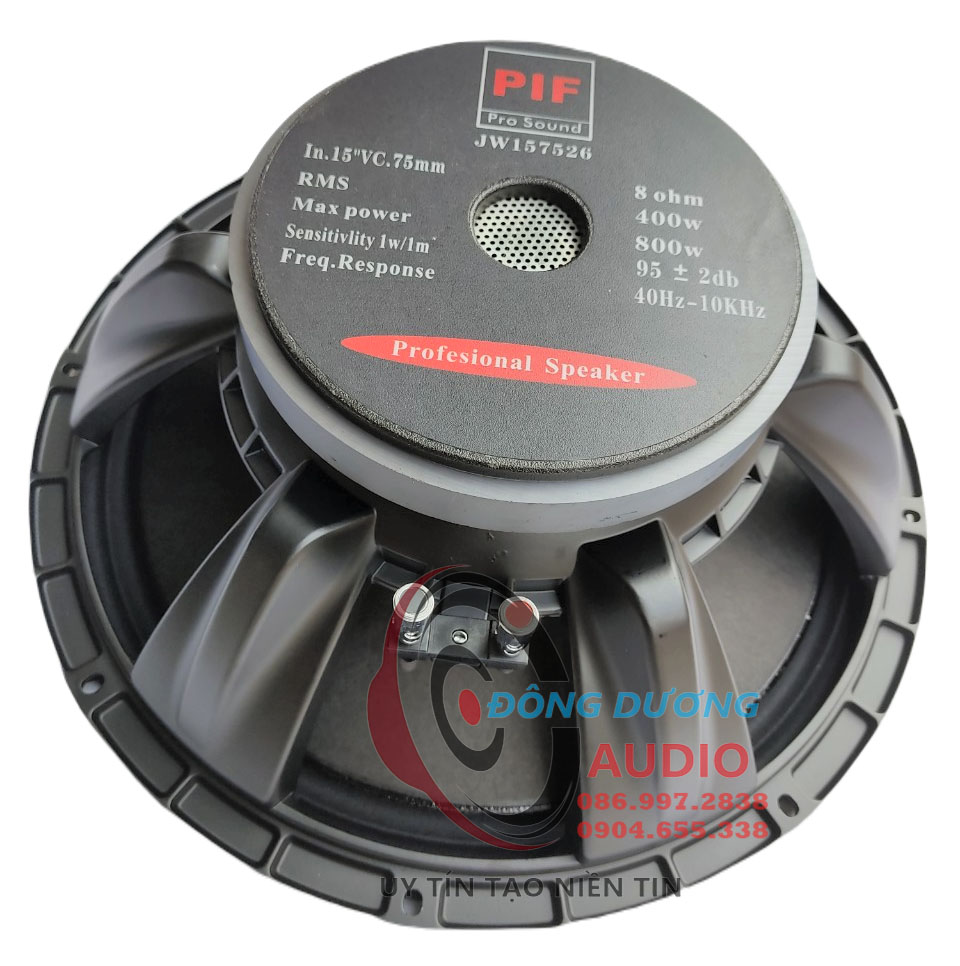 BASS 40 PIF AUDIO TỪ 190 CÔN 75 - GÂN VẢI MÀNG CHỐNG THẤM - GIÁ 02 LOA 7526