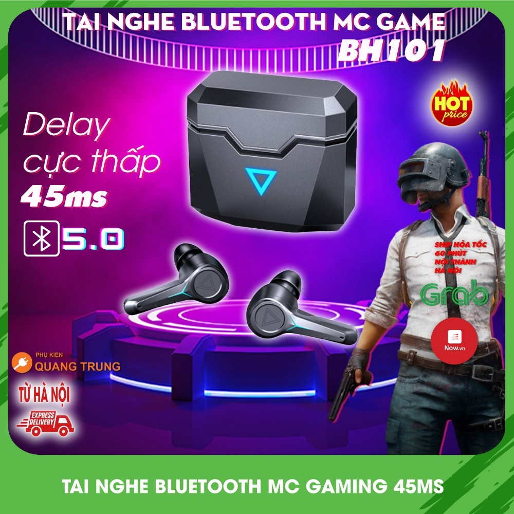 Tai nghe bluetooth game thủ MC bluetooth 5.0 delay cực thấp 45ms tai nghe bluetooth gaming