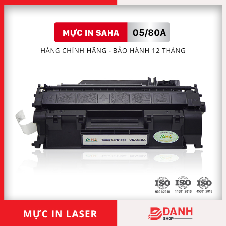 Hộp mực cho HP LaserJet P 2035, 2055/M401, M425 - Canon LBP 6300, 6400, 6550, 6650, 6680 / MF 5840, 5870... - 05A / 80A