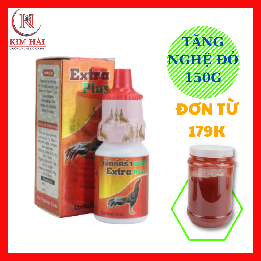 Extra plus [lọ dạng nhỏ 7ml]-Hen,khò khè,khó thở cấp tính hiệu quả nhanh cho gà đá.