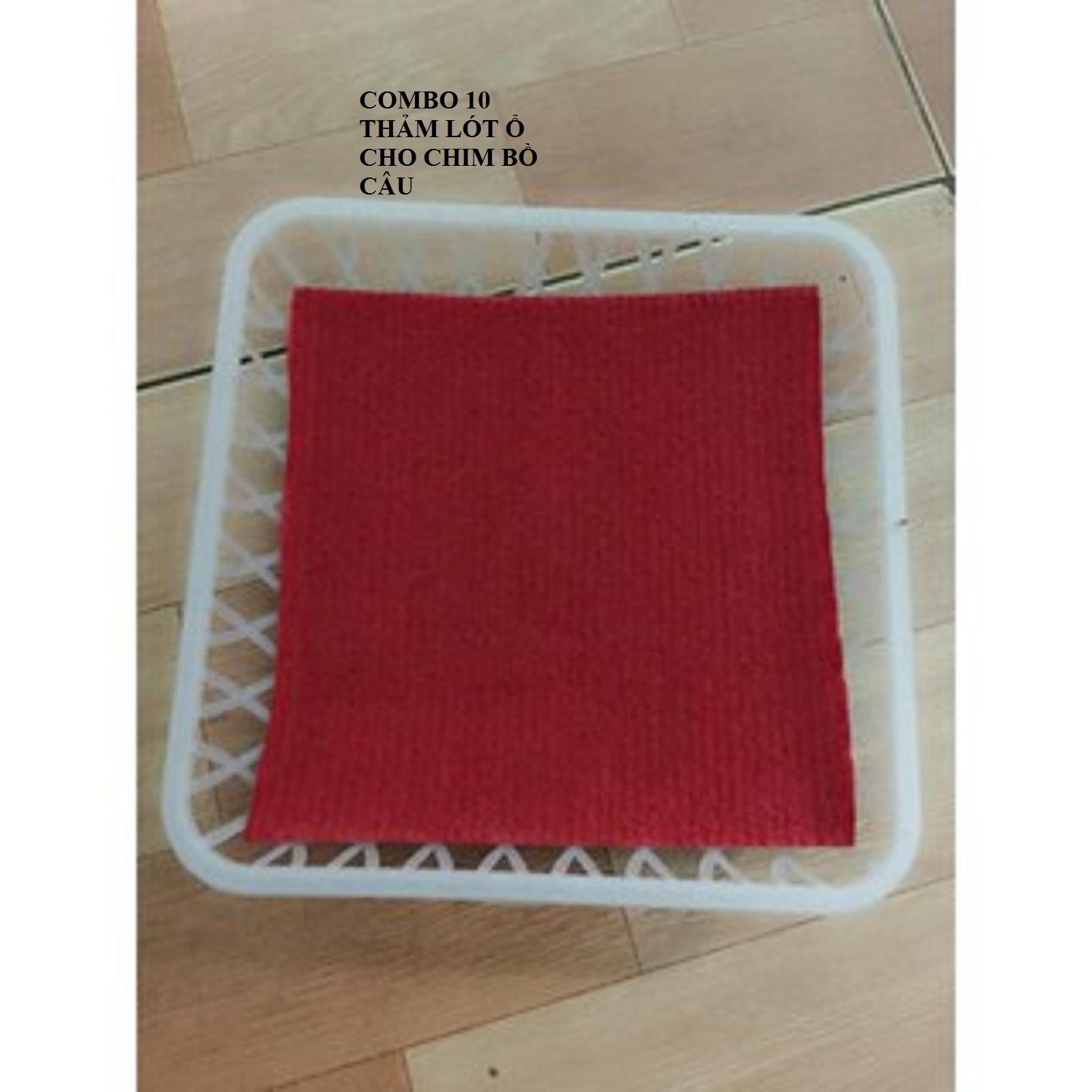 COMBO 10 THẢM LÓT Ổ CHO CHIM BỒ CÂU