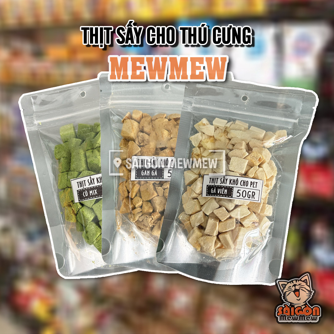 Thịt sấy cho thú cưng túi nhỏ