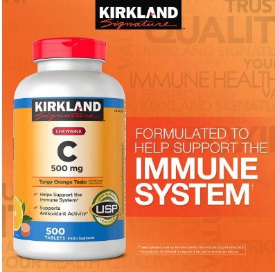 Viên nhai bổ sung Vitamin C 500mg