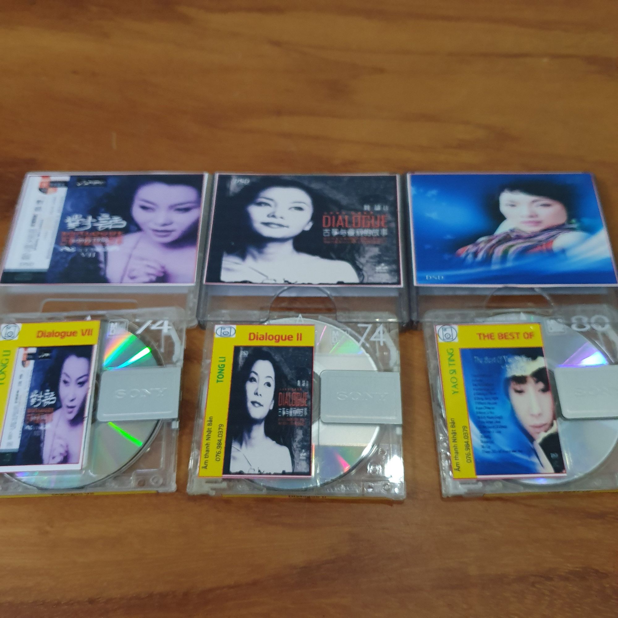 [MDCD] Bộ 3 Đĩa MD Mini Disc YAO SI TING tuyển chọn