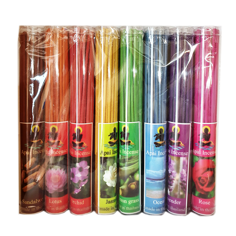 Set 8 bó nhang thơm thái lan ,Nhang Thơm Xông May Mắn Thái Lan Hương trầm 8 mùi,sỉ nhang thái