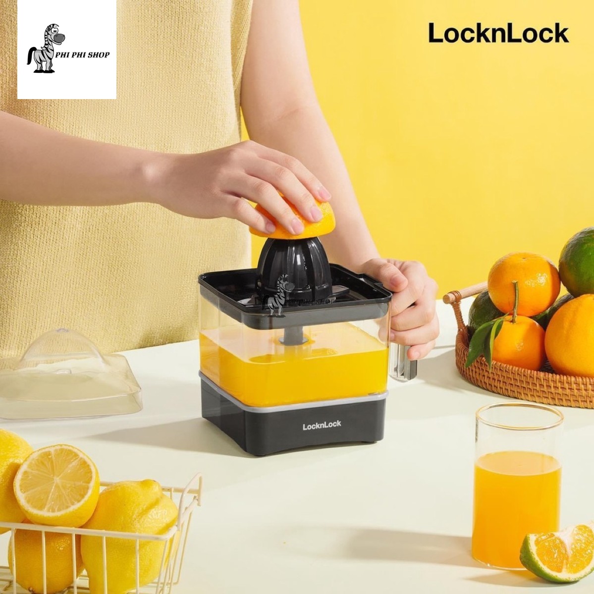 Máy vắt cam Lock&Lock 0.7L EJJ236 , EJJ231, 0.9l EJJ246BLK , 1.2L EJJ241 công suất 40W phiphi shop