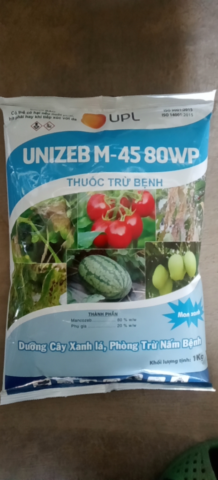 Thu.ố.c trừ bệnh unizeb m - 45 80wp xanh qui cách: 1 kg.