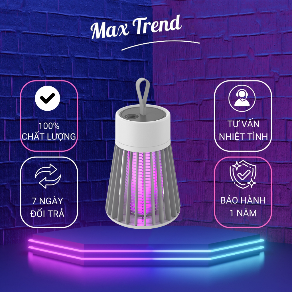 Đèn Bắt Muỗi Điện Thông Minh Electric Shock Bản Cao Cấp - Mẫu Máy Bắt Muỗi, Đèn Diệt Côn Trùng Cực Hiệu Quả - Mẫu Đèn Đuổi Muỗi Đang Hot Hiện Nay - Không Bắt Được Muỗi Hoàn Tiền 100%