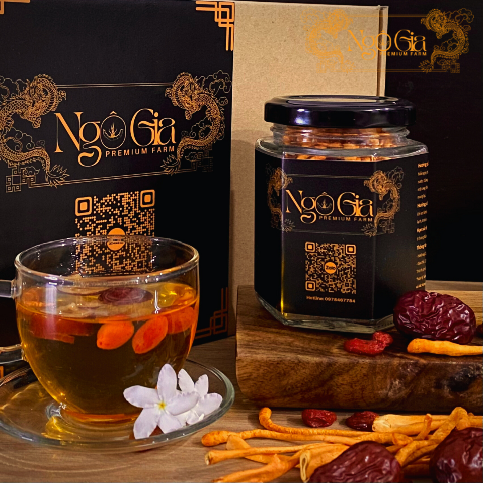 Nấm đông trùng hạ thảo 10g khô sấy thăng hoa - ngô gia farm