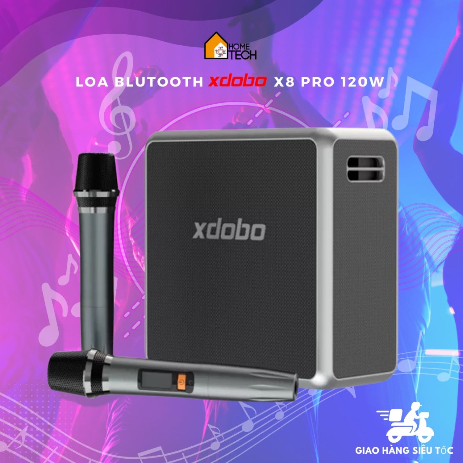 Loa bluetooth karaoke xdobo king max 140w siêu trầm công nghệ usa hát siêu hay - dual dsp - tws - chống nước ipx5