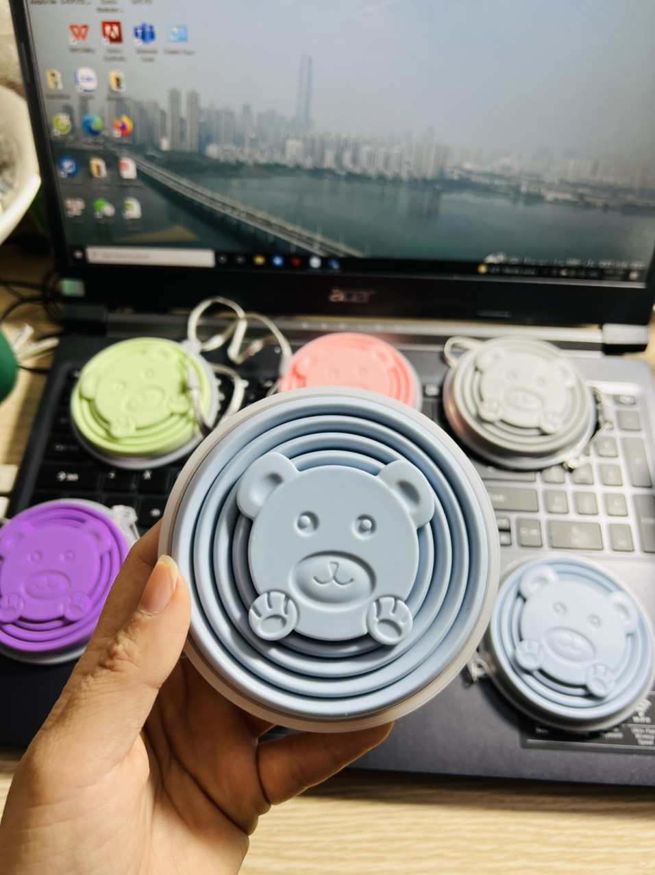 Cốc Silicon Gấp Gọn Chịu Nhiệt Độ Cao - 6