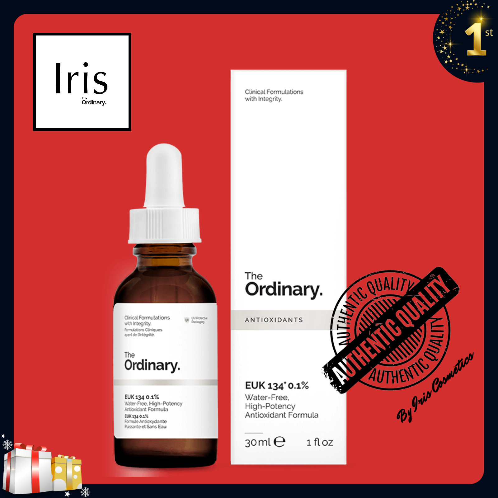 Serum chống oxy hoá - euk 134 0.1% - the ordinary.