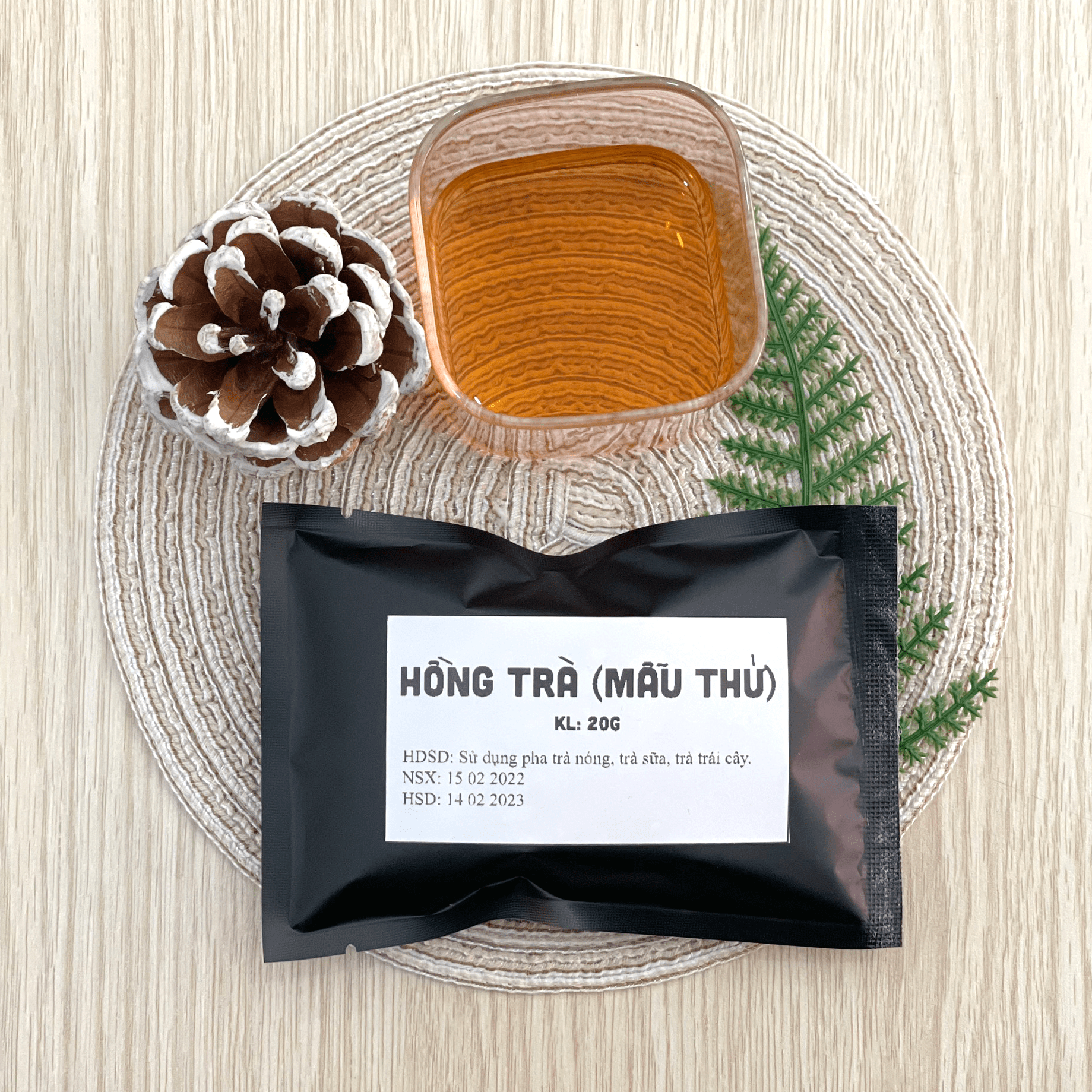 Hồng trà, trà đen nguyên liệu làm trà sữa trân châu, trà trái cây thượng hạng gói 20g