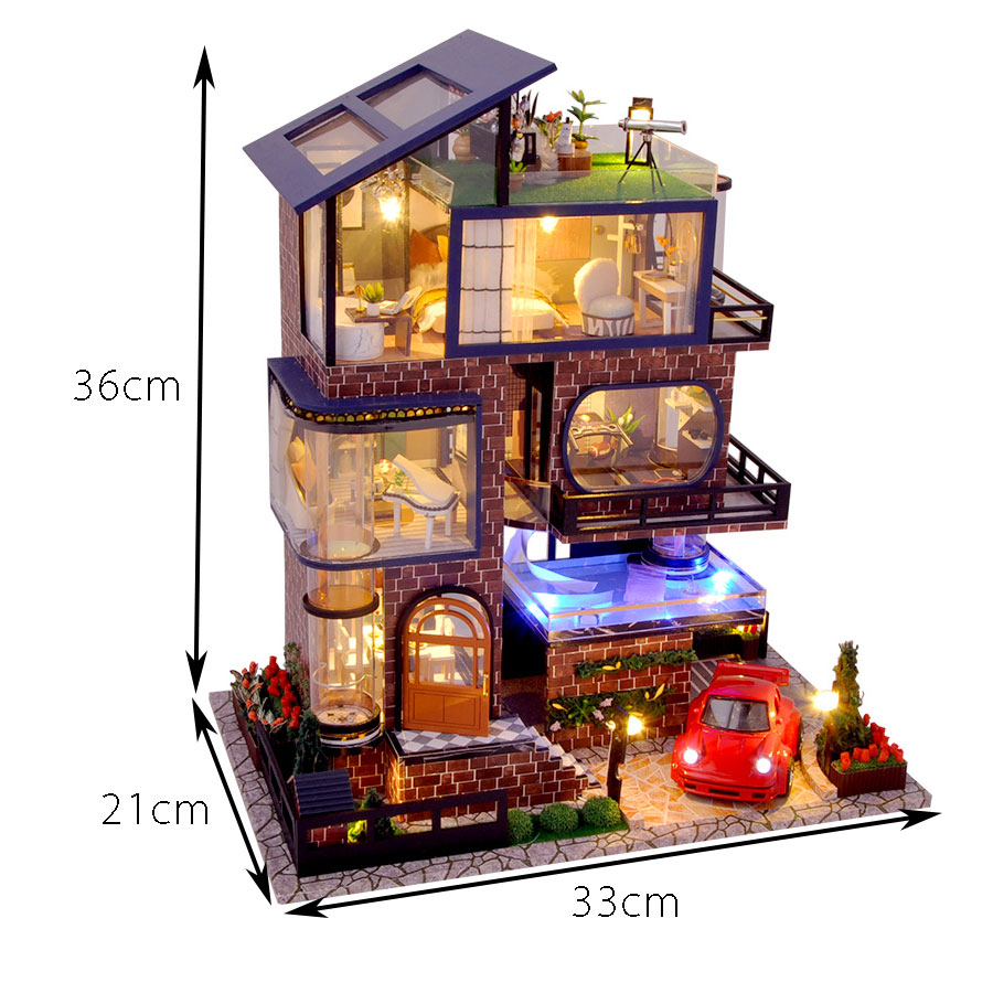 Bộ lắp ráp mô hình nhà gỗ diy  Ngôi nhà mơ ước k031 nơi bán giá rẻ nhất  tháng 042023