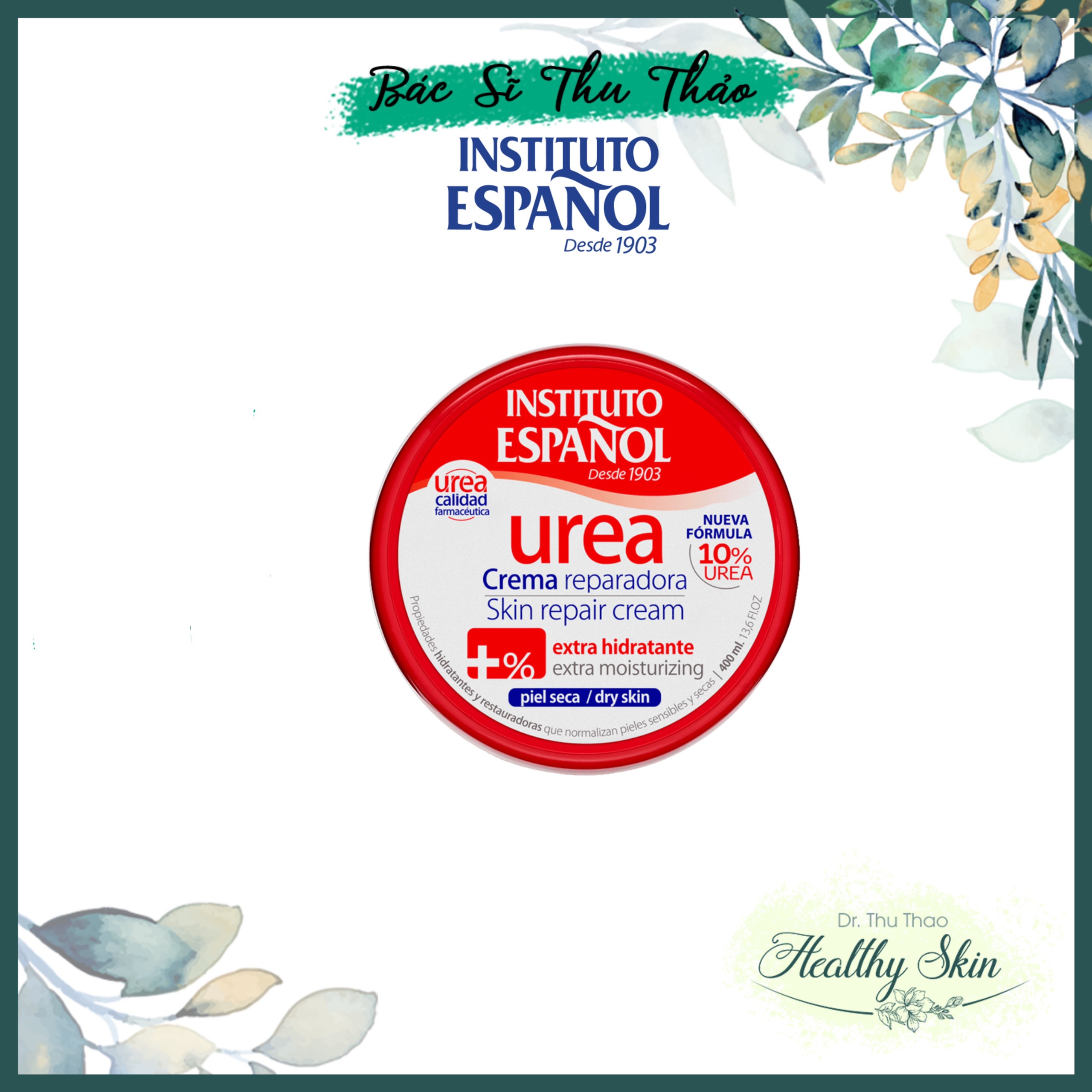 Kem giảm khô da instituto espanol urea 10% skin repair cream