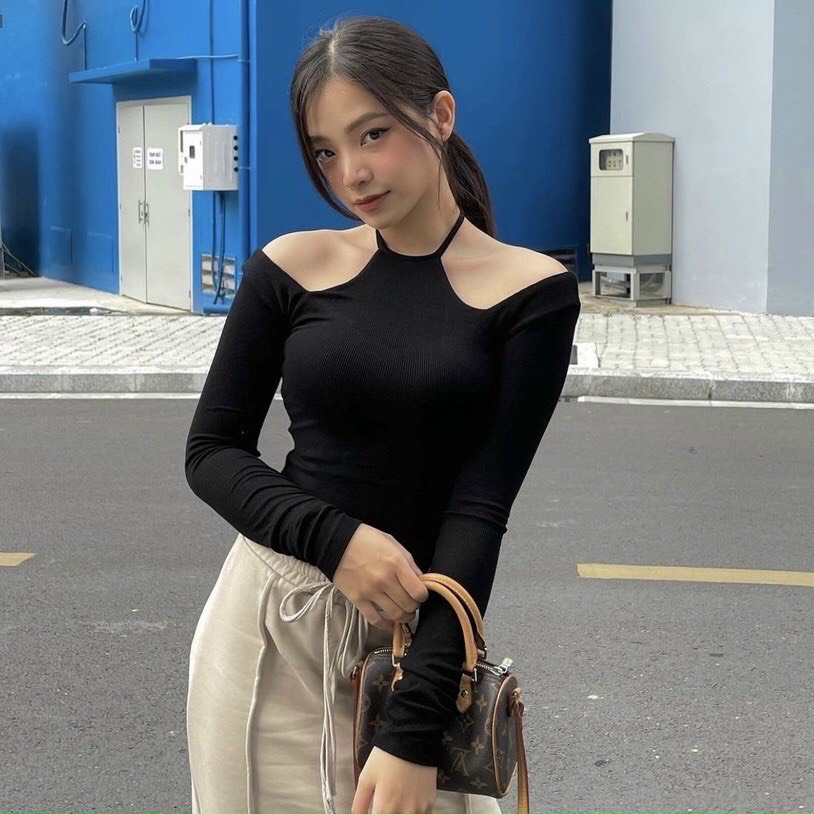 ÁO BẸT VAI CỔ YẾM VẠT BÀU SIÊU XINH-TP