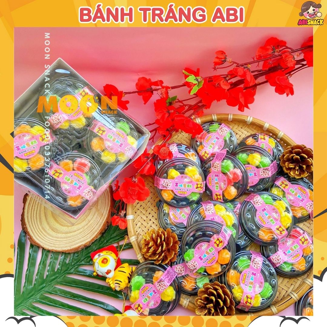 Kẹo hộp thạch bánh kem cô gái một hộp gồm 6 viên-món ăn vặt tuổi thơ 16g