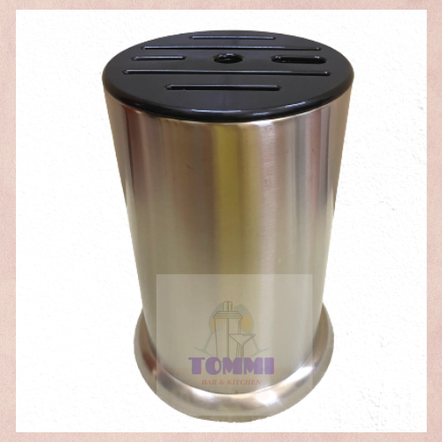 Ống Cắm Dao Inox Tròn Đựng Dao Pha Chế - Dụng Cụ Pha Chế