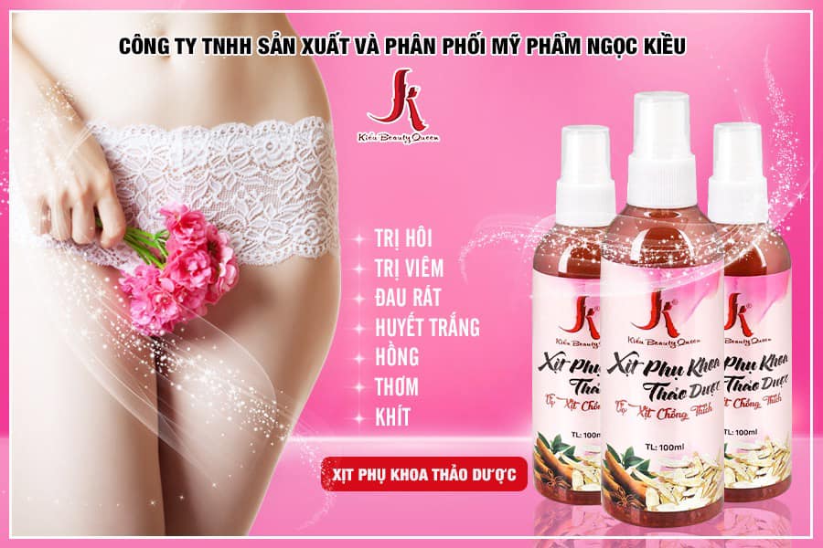 Xịt Phụ Khoa Xịt Phụ Khoa thảo dược dung dịch vệ sinh phụ nữ thảo dược kháng viêmkhít hồngkhử mùi