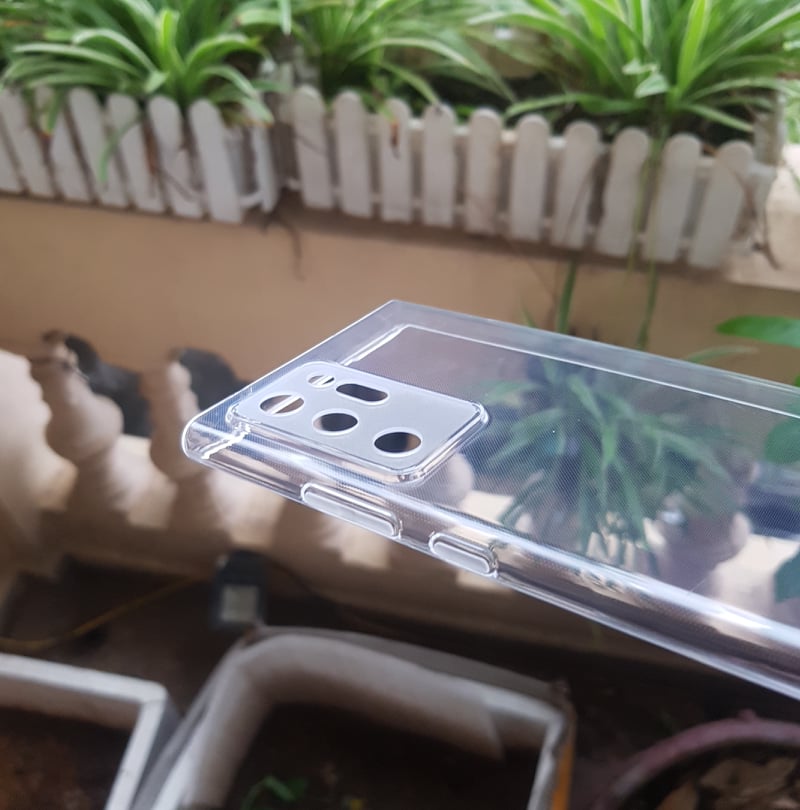 Ốp lưng silicon trong suốt, siêu mỏng, bảo vệ camera cho Samsung Galaxy Note 20 Ultra/ Note 20 Ultra 5G chính hãng Gor