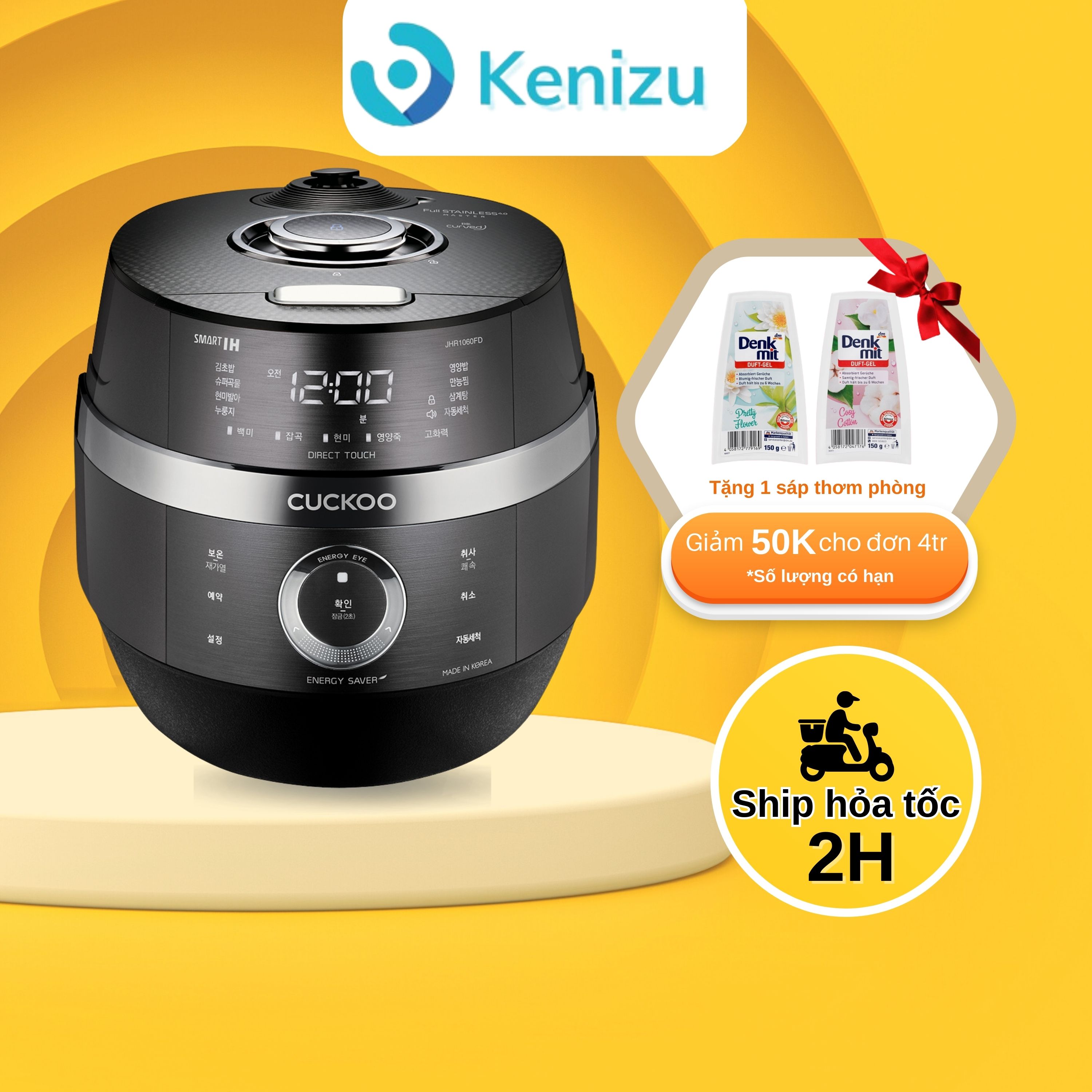 Nồi cơm điện cao tần cuckoo crp jhr1060fd 1,8l