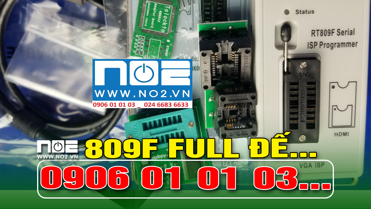 Máy chép rom mini pro rt809f full đế