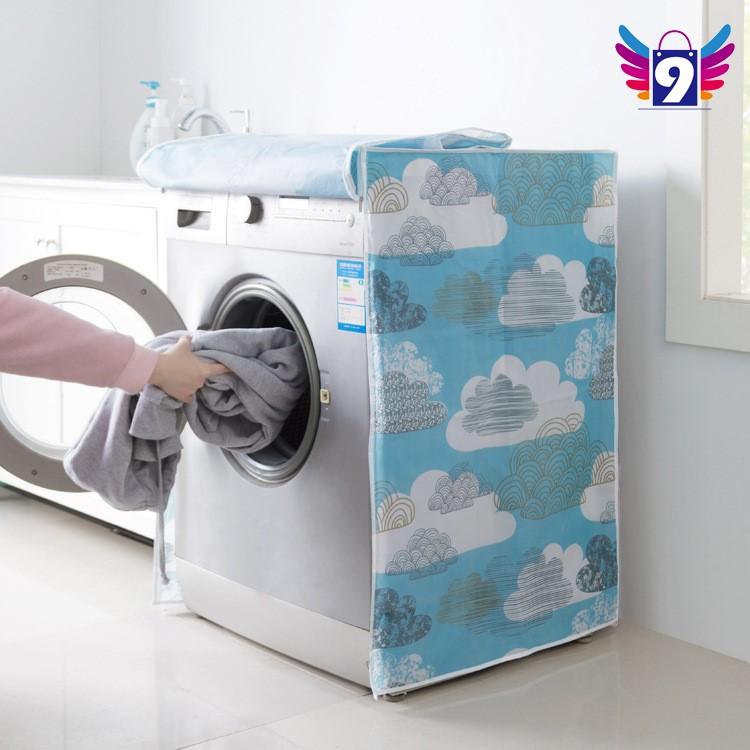 [HCM][ XẢ KHO ] ÁO TRÙM MÁY GIẶT CỬA TRƯỚC LOẠI 7KG - 8KG  ÁO TRÙM KHÔNG THẤM NƯỚC THIẾT KẾ ĐẸP MẮT CHỊU ĐƯỢC MỌI THỜI TIẾT