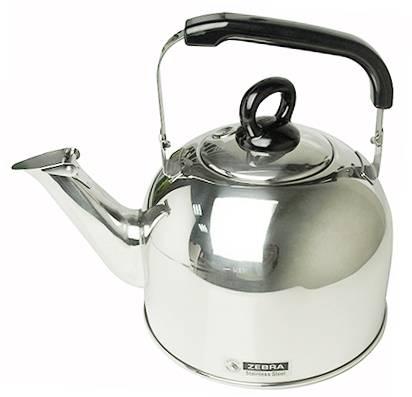 Ấm reo đun nước inox 304 zebra bella 5l-113533. nhập khẩu thái lan