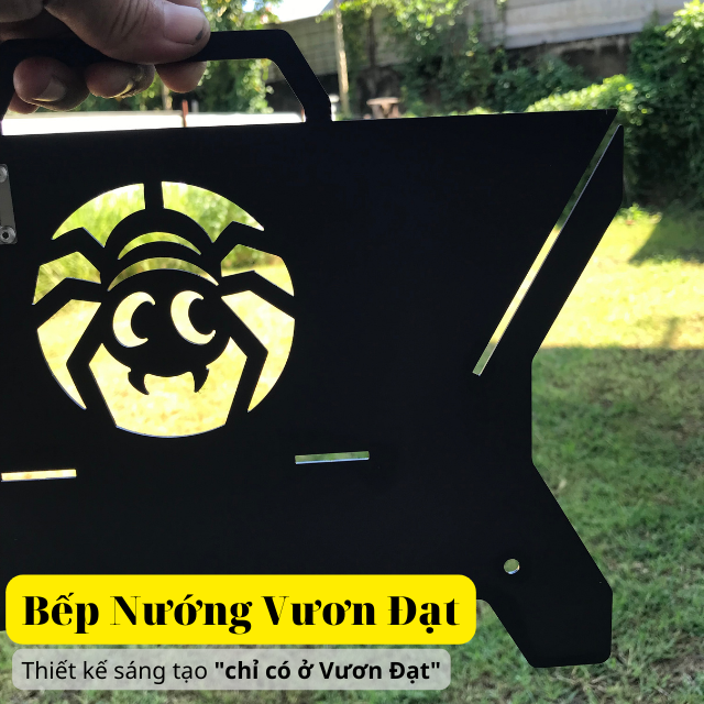 Bếp nướng lắp ghép hình con nhện vươn đạt